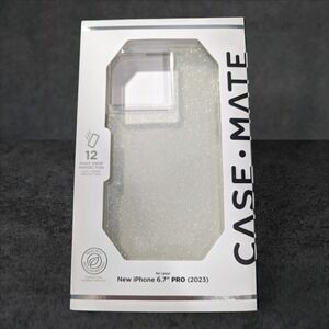 L3. Case-Mate Case For iPhone 15 Pro Max - In Sheer Crystal Champagne‎